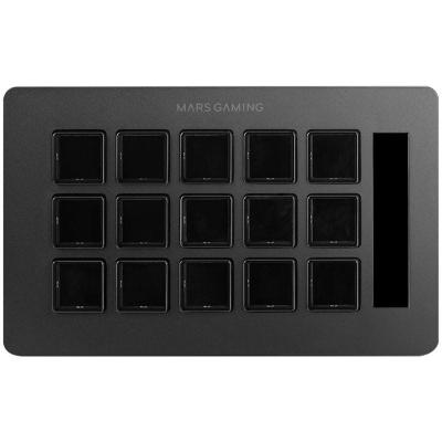 Stream Deck Slim Mars Gaming MSD-ONE/ 15 Teclas LCD/ Negro