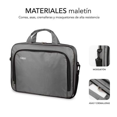 Maletín Subblim Oxford para Portátiles hasta 16'/ Gris